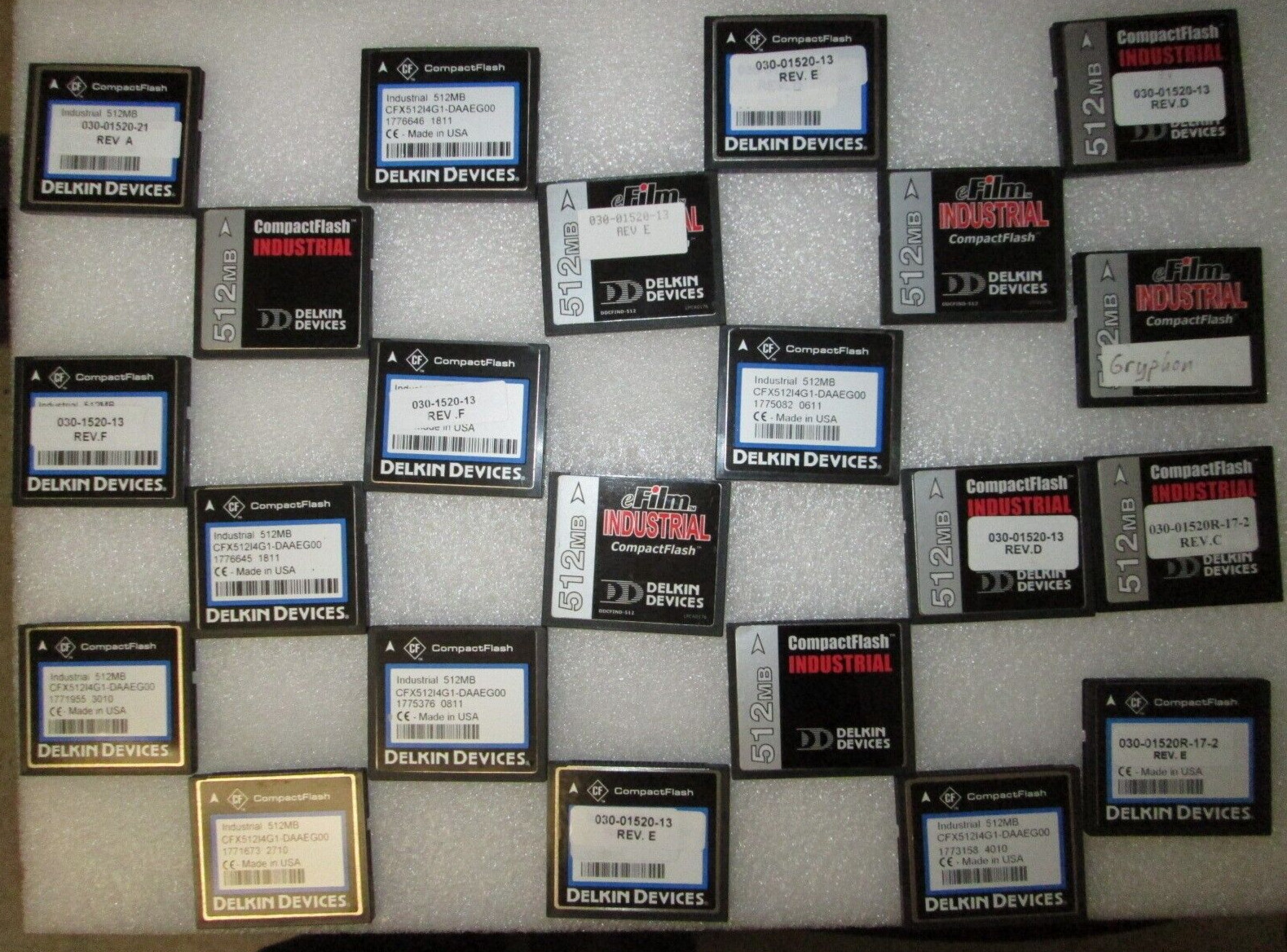 COMPACT FLASH Memory card 512MB Industrial grade MADE IN USA 28 cards for $139