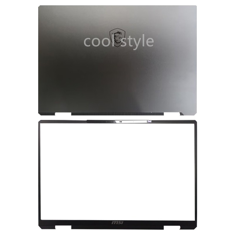 New for MSI CreatorPro X18 HX A14V A14VMG MS-1822 Top LCD Back Cover+Front Bezel