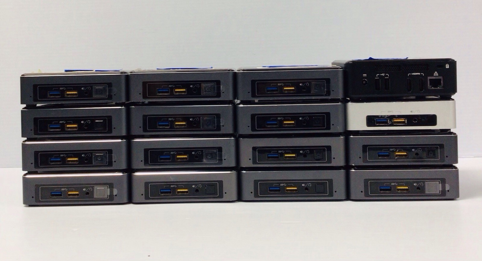 Lot of 16 Intel NUC Mini PCs i3 3rd 6th 7th Gen 4GB RAM No SSD No Adapter