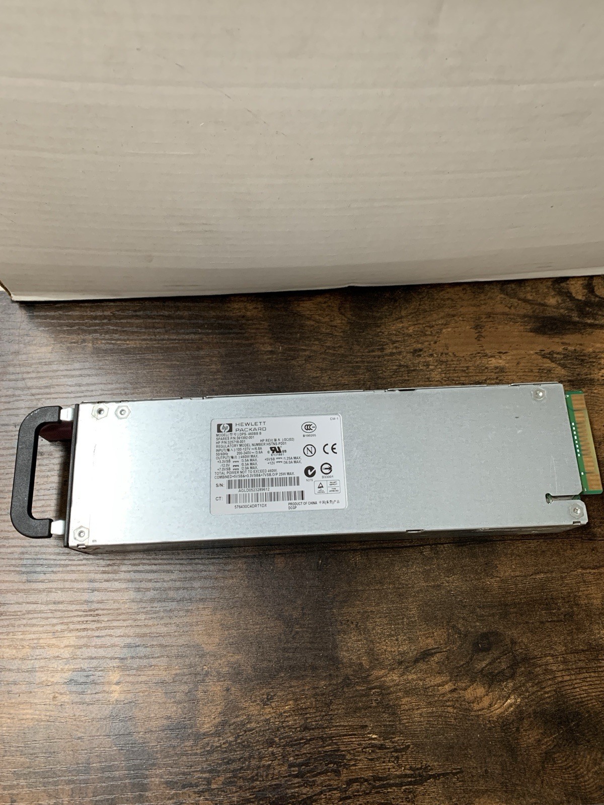 HP Compaq 361392-001 Proliant DL360 G4 RPS 460W Power Supply Unit DPS-460BB B
