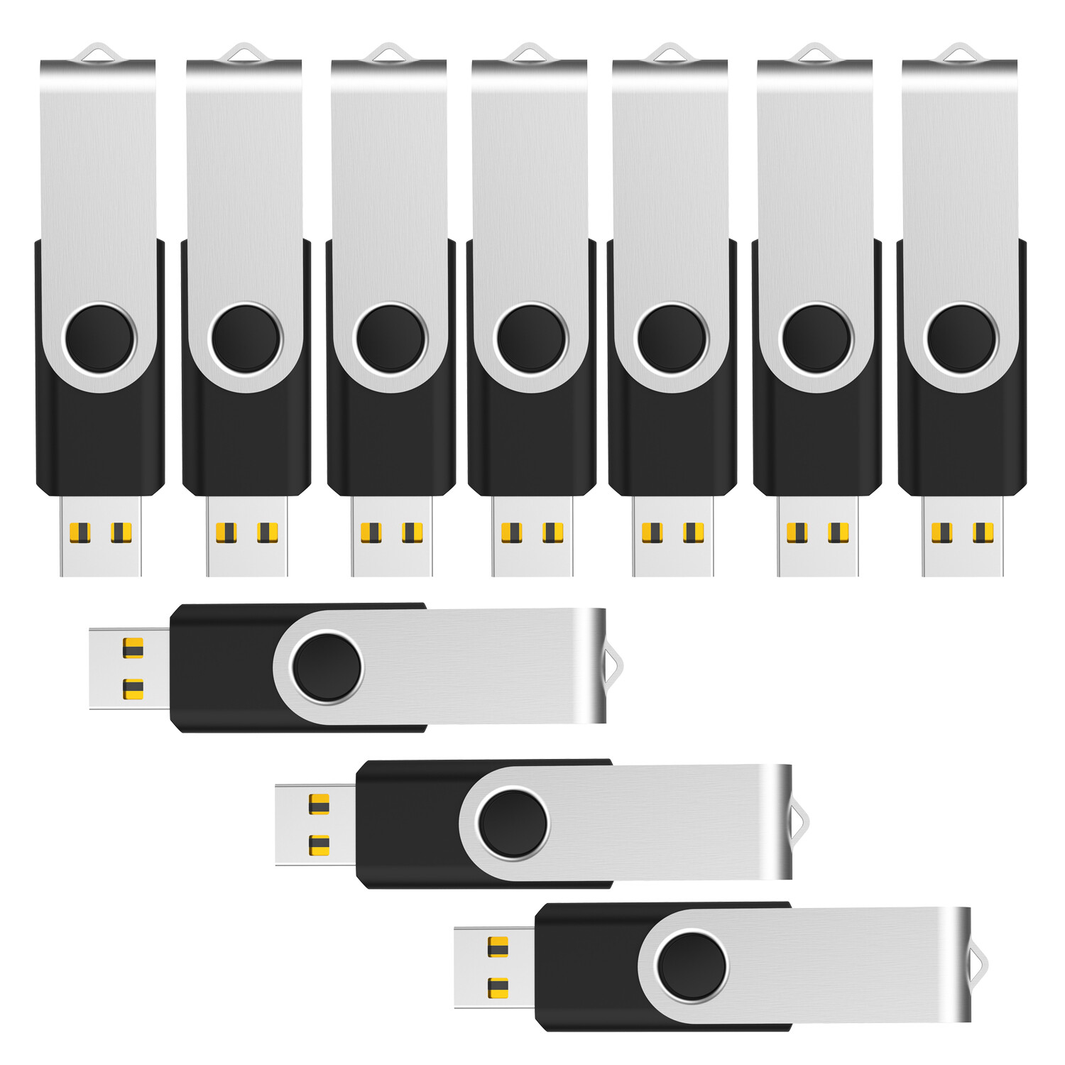 100PCS USB 2.0 Flash Drive Memory Stick Pen Drive 1GB,2GB,4GB,8GB,16GB,32GB Lot