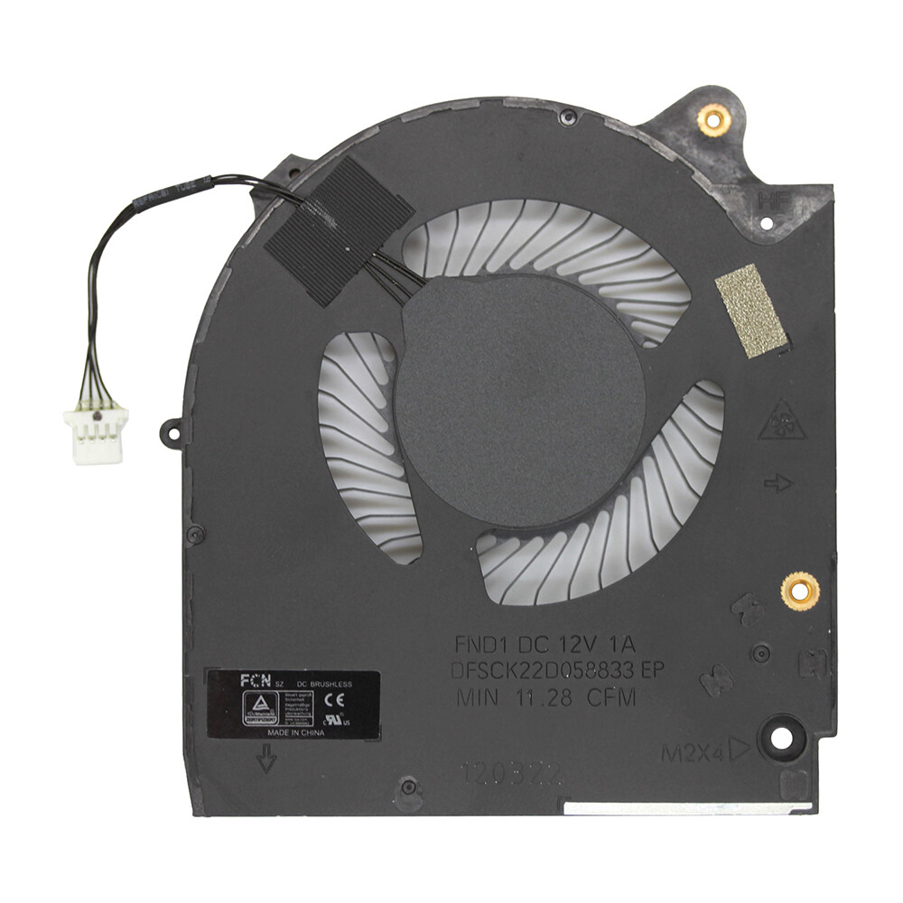For Dell Alienware Ryzen M15 R5 R6 Original CPU or GPU Cooling Fan Replacement