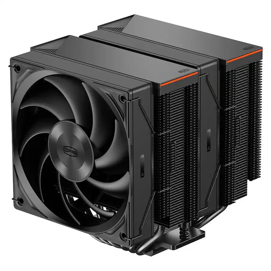 PCCOOLER CPS RZ620 CPU Air Cooler Black 265W TDP Dual Tower 6 Heat Pipe PWM Fans