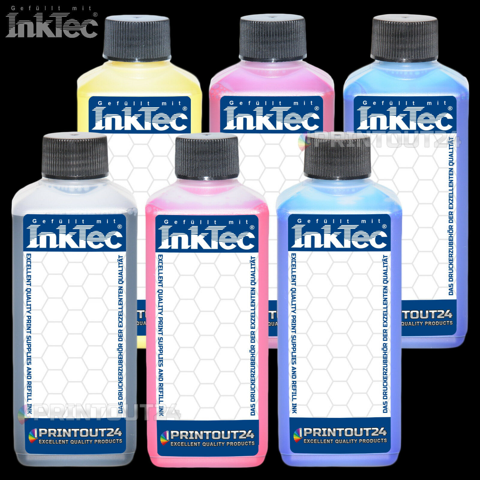 0.6L InkTec® Sublimation Ink Set For Mutoh ValueJet 1604 1618 1624 1628X