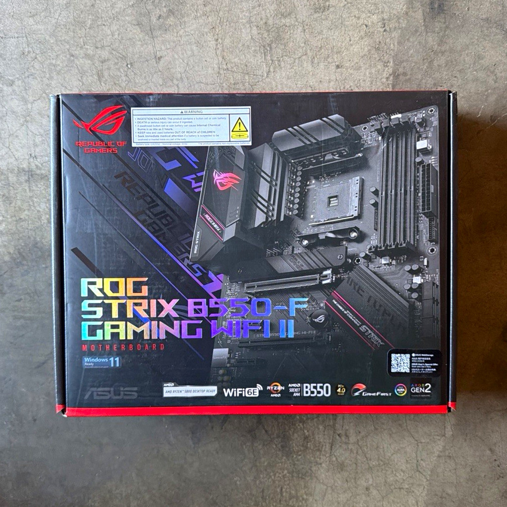 ASUS ROG STRIX B550-F GAMING WIFI II AMD AM4 ATX DDR4 Gaming Motherboard