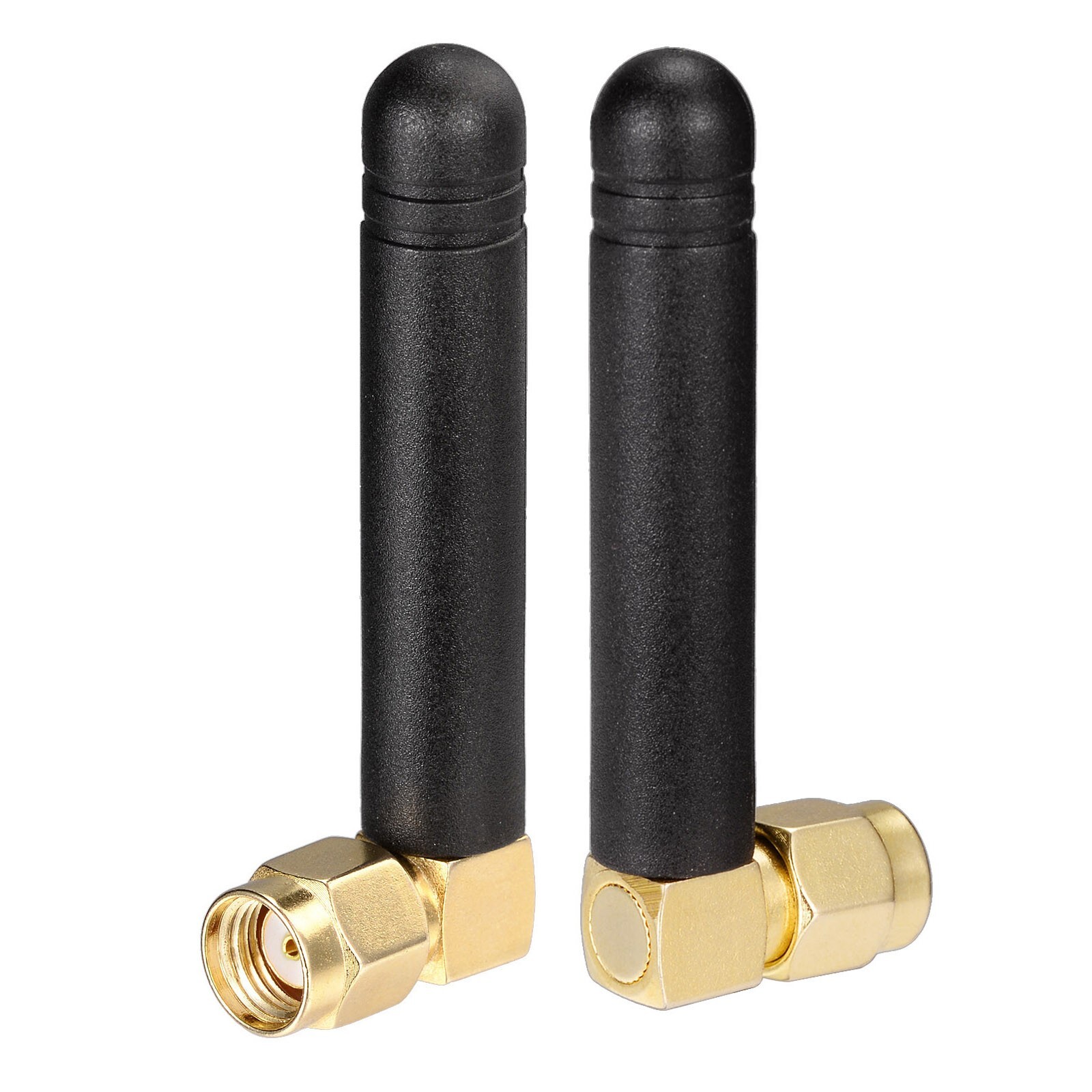 2pcs Mini Dual Band WiFi MIMO RP-SMA Antenna for PCIe Card WiFi Router Camera