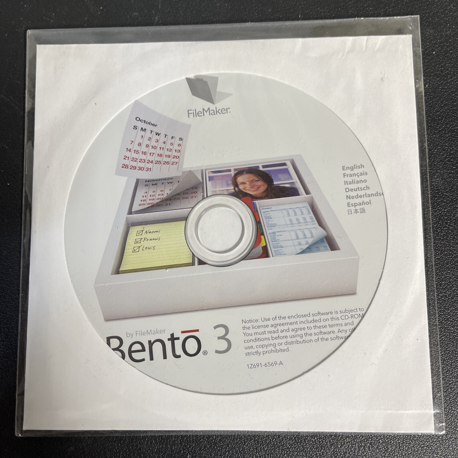 Filemaker Bento 3 TW345LL/A Filemaker Apple Mac RARE New & Sealed FAST USA SHIP