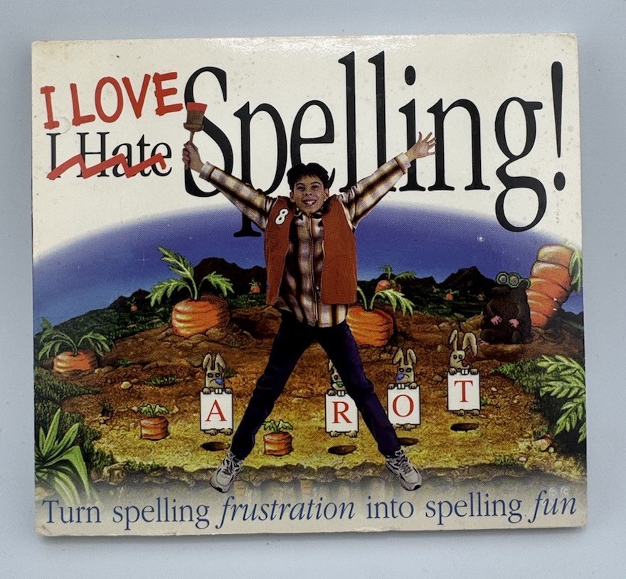 I Love Spelling DK Multimedia 1997 PC Mac CD-ROM Vintage Educational Software