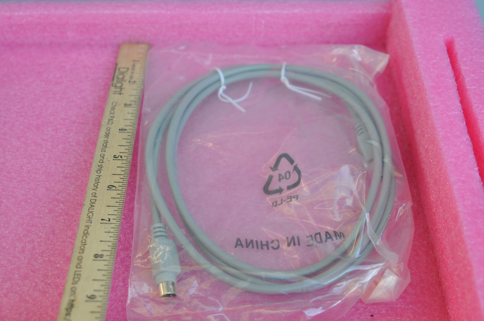 Generic ADB straight 01Cable Apple Keyboard Macintosh Mac NEW 70" long