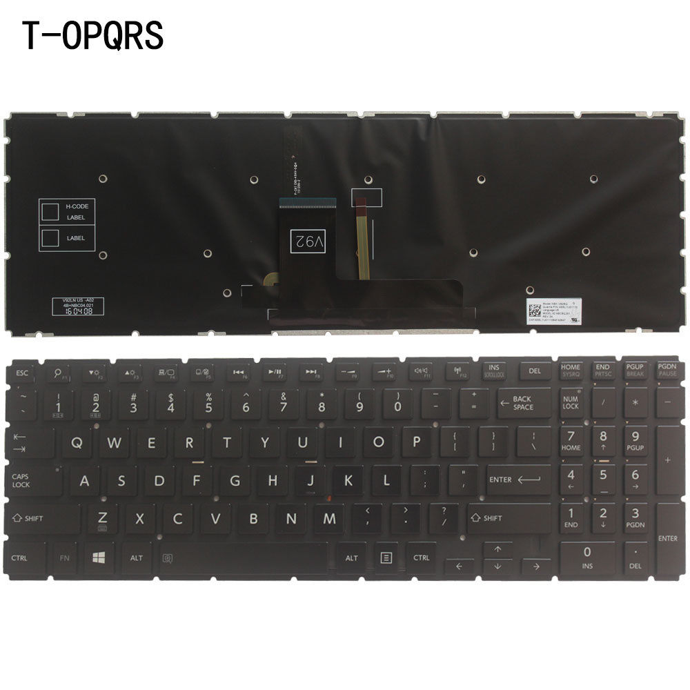 Laptop FOR Toshiba Satellite L55-B5338 L55-B5394 L55-B5396 Keyboard US Backlit