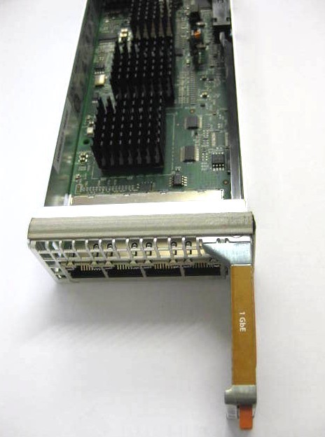 EMC SLIC07 4 Port Gigabit Ethernet I/O Module Card EM1-SLIC07 w/ 303-121-100A 