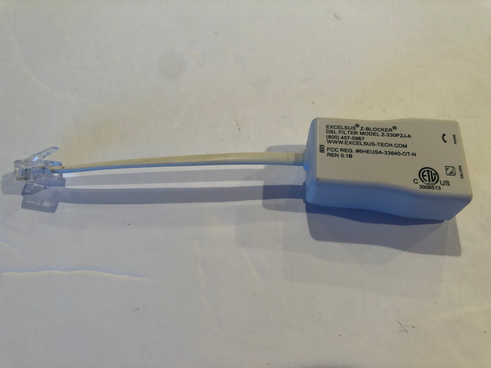 Excelsus Z-Blocker DSL Filter Z-330P2J-A #F6