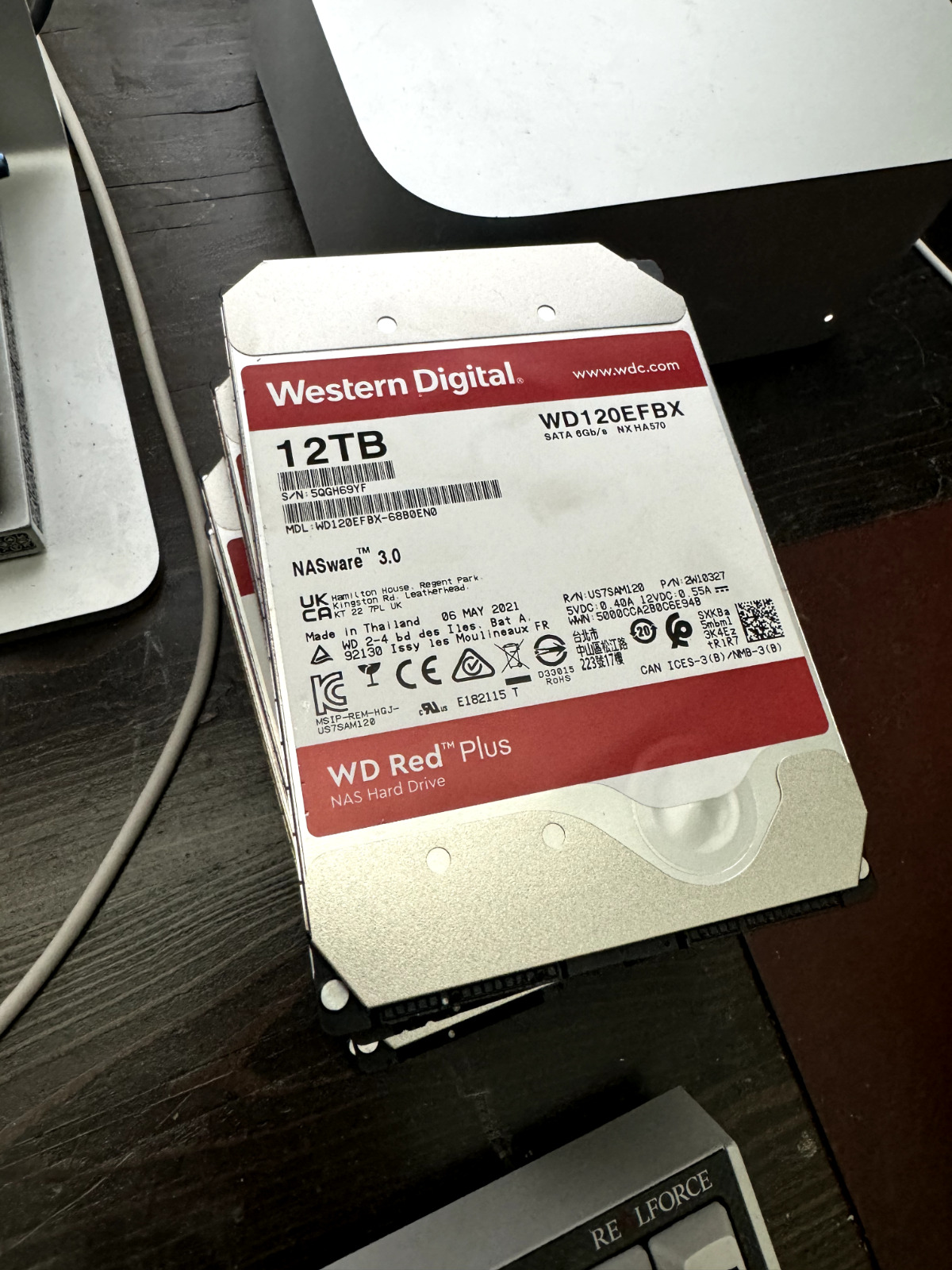 Western Digital Red Internal Hard Drive 12 TB (WD120EFAX)