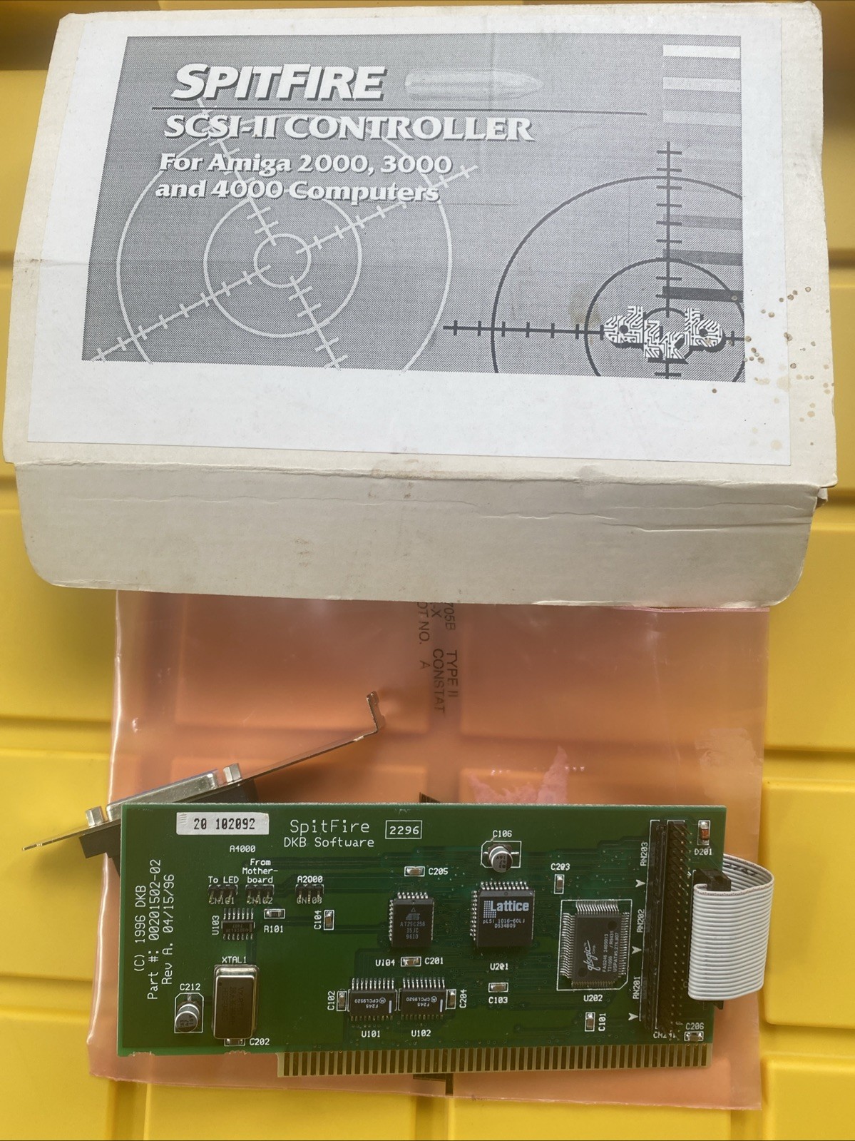 Commodore Amiga DKB Spitfire SCSI 2 Zorro card 2000, 3000, 4000 DKB