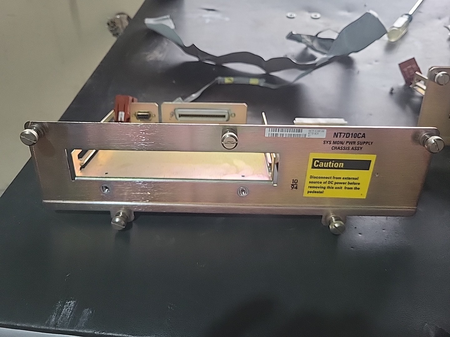 NORTEL NT7D10CA SYSTEM MONITORING POWER SUPPLY CHASSIS 