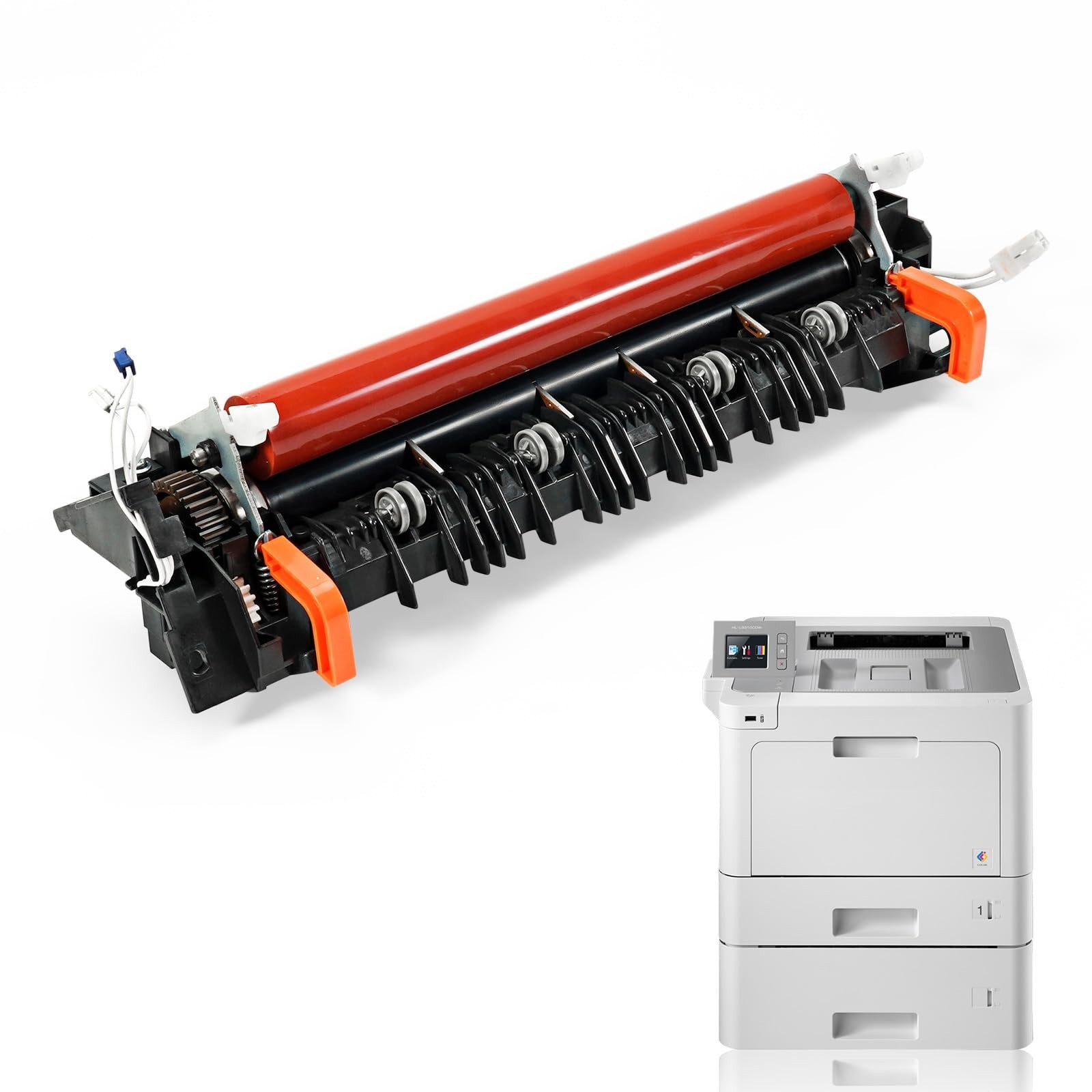 D01CEC001 Printer Fuser Unit 115 Volt, Fuser Fixing Unit Compatible with Bro-...