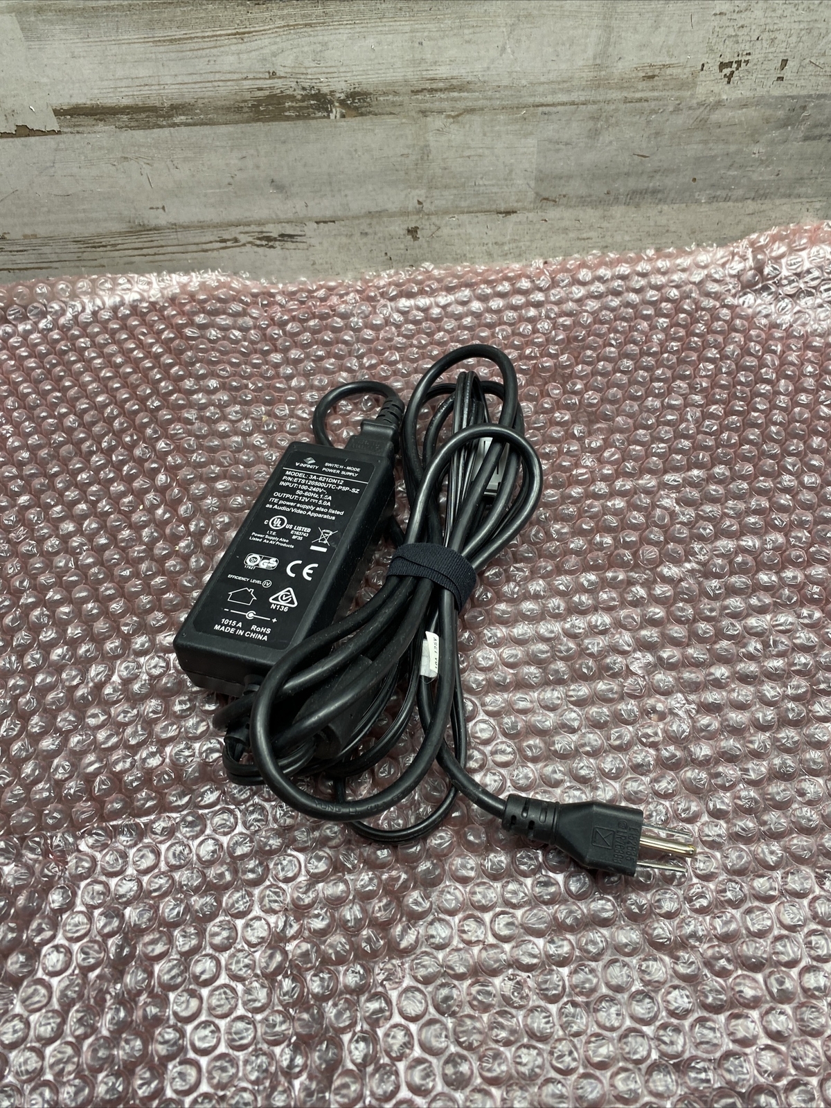 Replacement AC Adapter Power Supply Cord DC Charger Input: 100-240VAC 3A621DN12