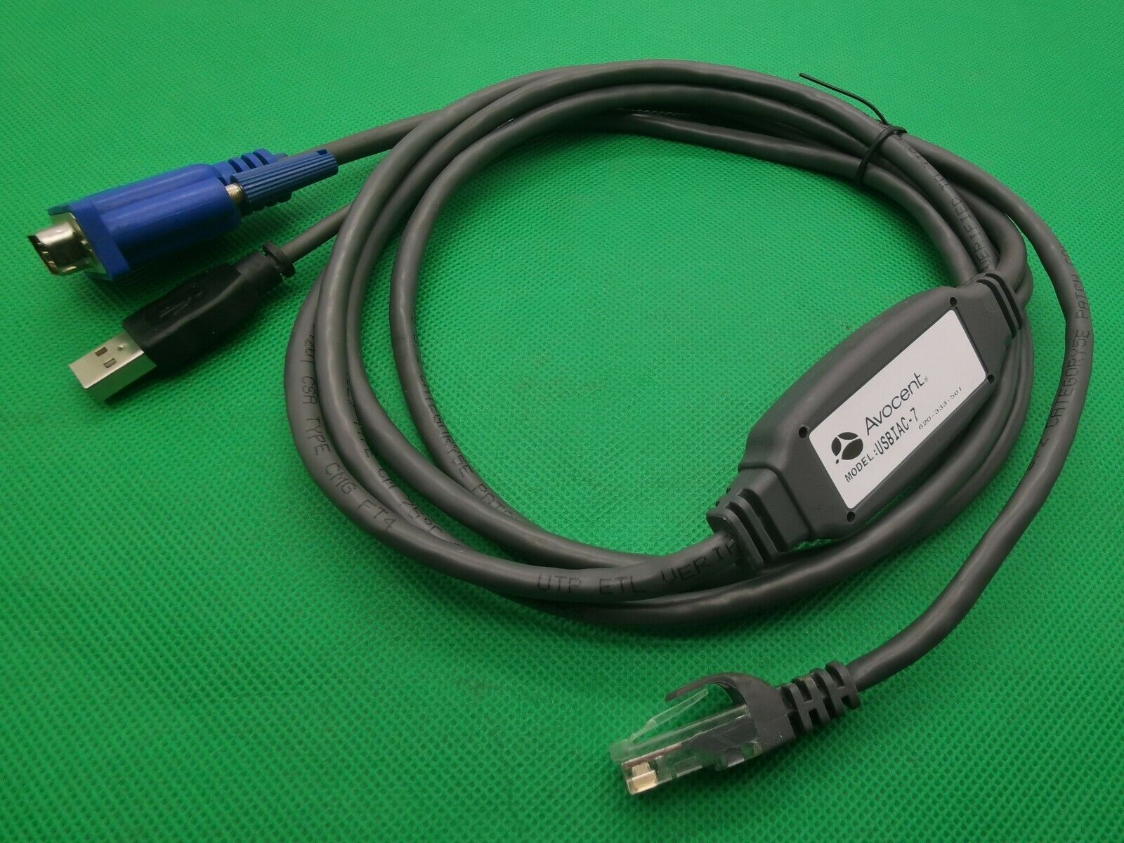 Avocent Autoview USBIAC-7 7FT USB KVM Switch Cable Module ( like AVRIQ-USB )