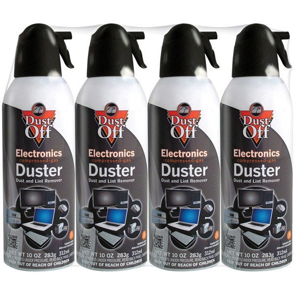 DUST-OFF(R) 10OZ DISPSBLE DUSTER 4PK DPSXL4 Office Supplies