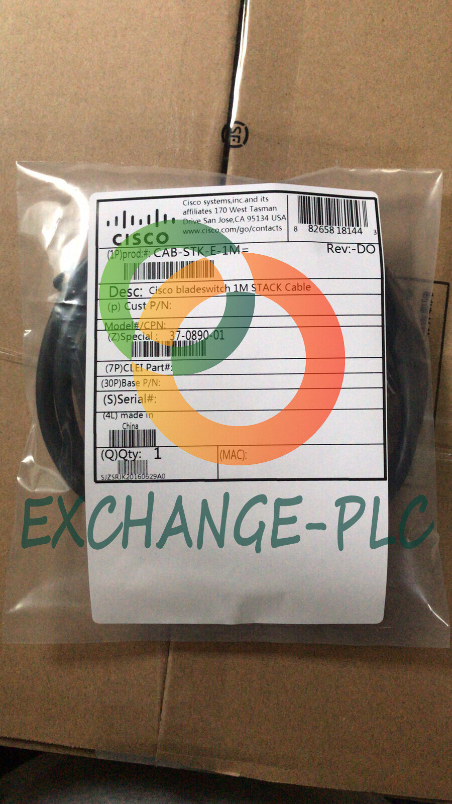 Cisco CAB-STK-E-1M Bladeswitch Stacking CABSTKE1M Cable NEW 1PCS
