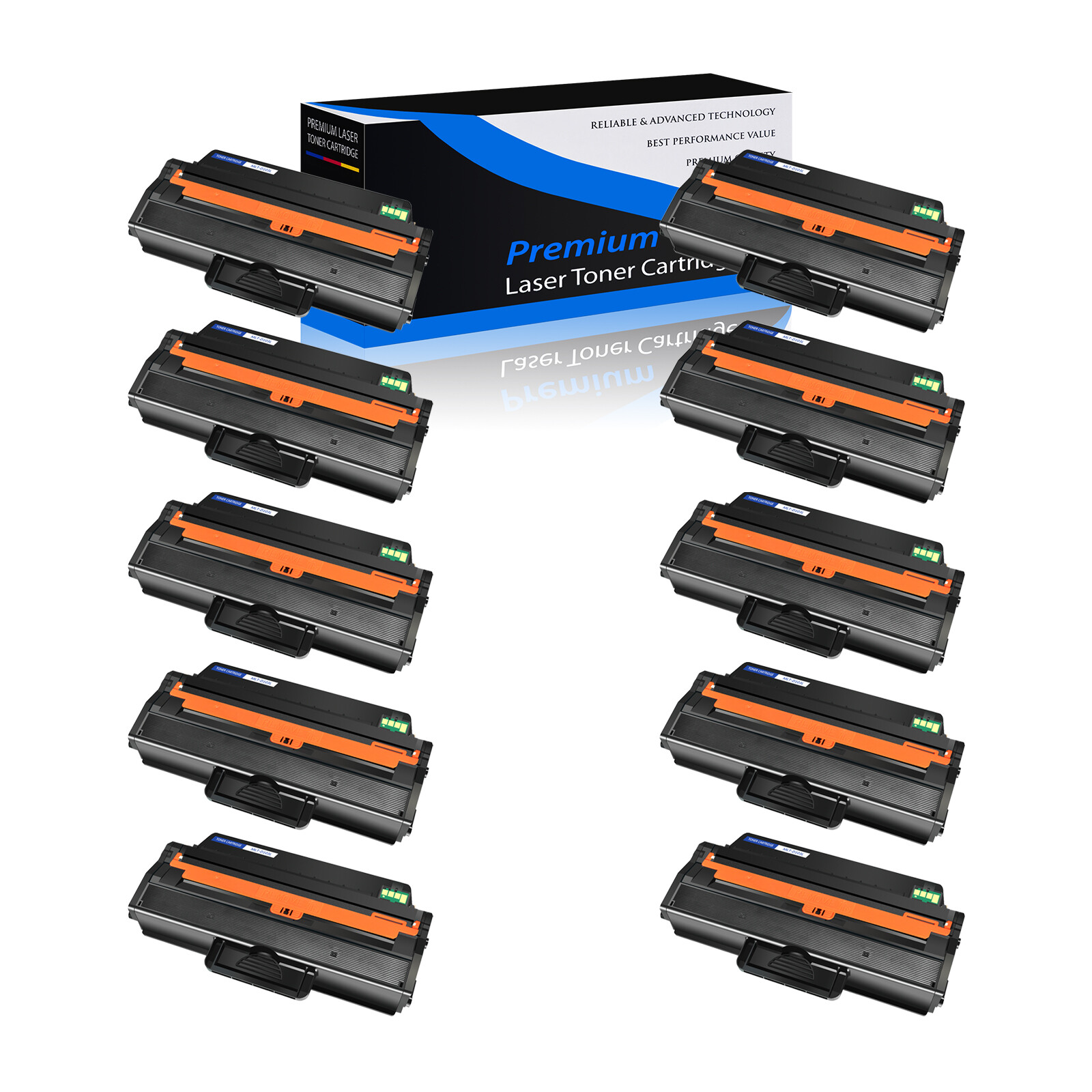 10 Pack  MLTD103L 103L Toner Cartridge for Samsung SCX-4729FW SCX-4729FD
