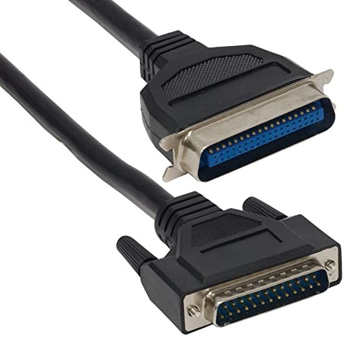 ATIVA IEEE 1284 PARALLEL PRINTER CABLE, 6 FT 828-530 - BLACK