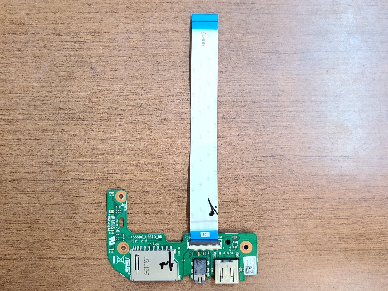 ORIGINAL ASUS X555D X555DA X555DG AUDIO / CARD READER / USB I/O BOARD WITH CABLE