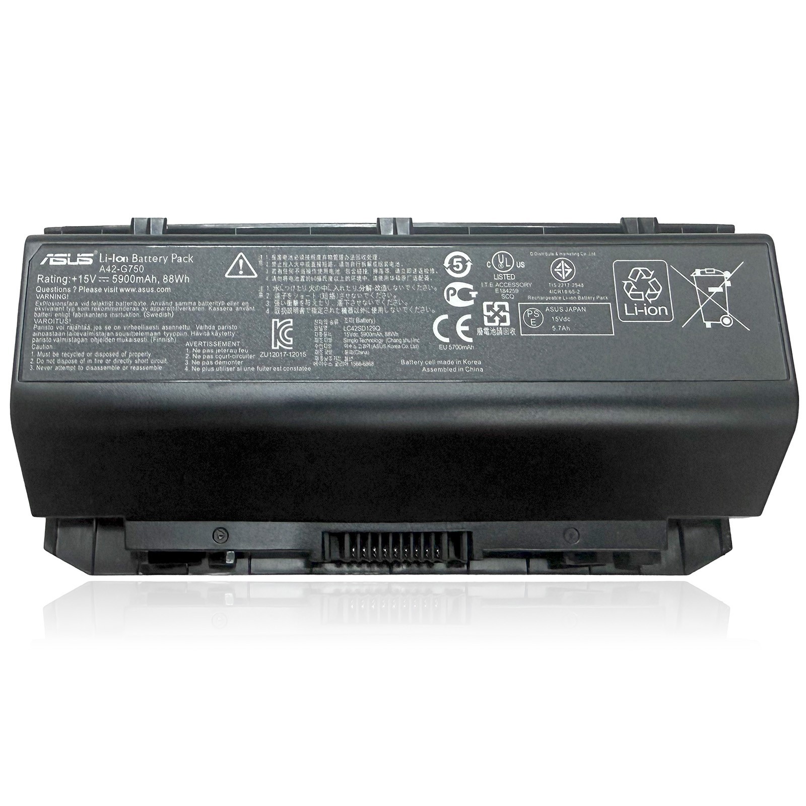 New Genuine 88Wh A42-G750 Battery For ASUS ROG G750 G750J G750JH G750JM G750JS