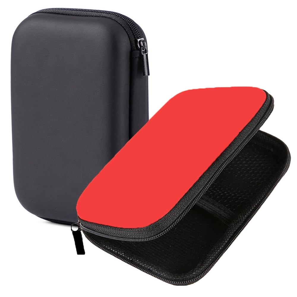 SquEqu 2 Pack Hard Drive Carrying Case 2.5 inch HDD SSD External Drive...