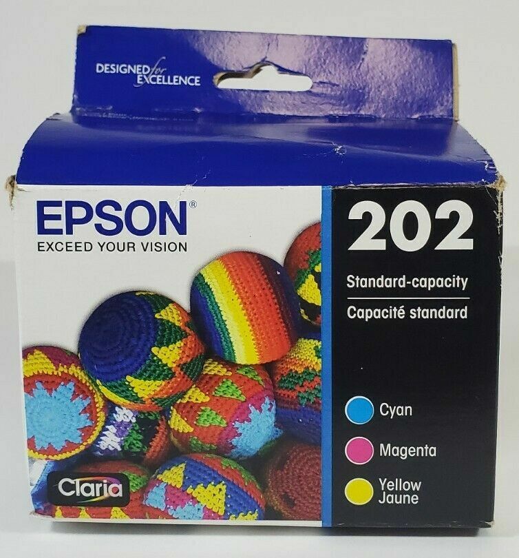 Genuine Epson 202 Ink Cartridge for Epson XP5100 5105 Printer-New-3PK