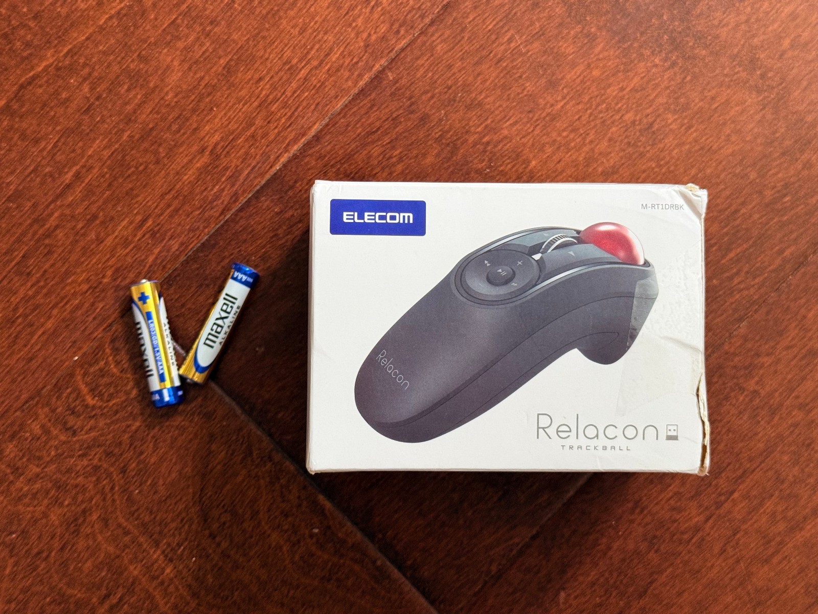 ELECOM Mouse Wireless w/Receiver Trackball Handy Type Relacon M-RT1DRBK