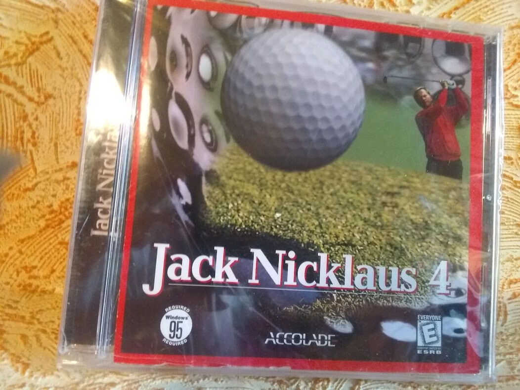 *Accolade Jack Nicklaus Golf Stimulation 2 CD Rom PC Game Sealed Win95
