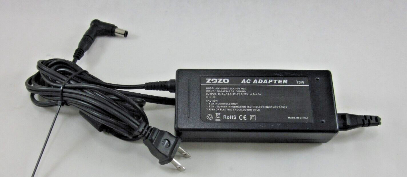 ZOZO AC Adapter PA-30900-ZXX Power Supply Bench Tested Good Working Order