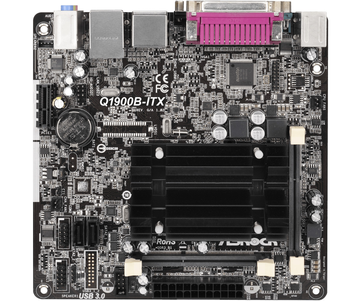 For ASROCK Q1900B-ITX J1900 Motherboard DDR3 Mini-ITX Mainboard