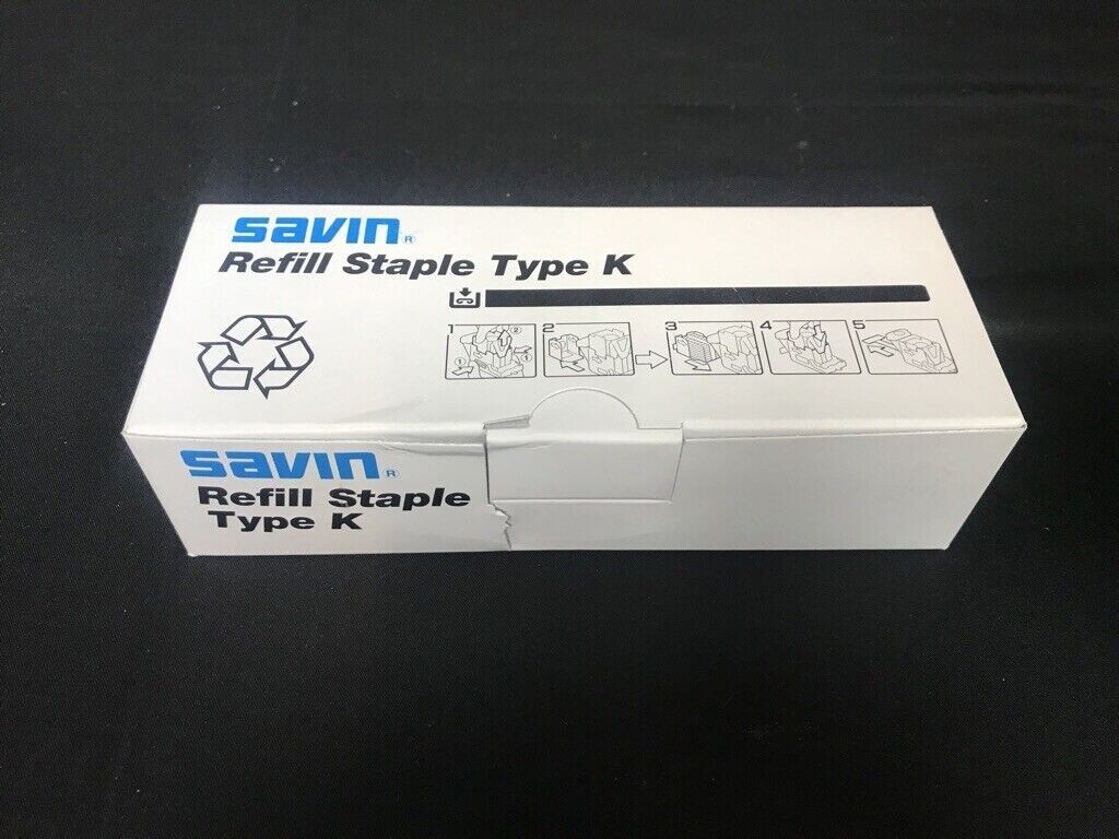 **Genuine OEM Savin Ricoh 410804 410802 9859 Type K  (Staples) NIB **