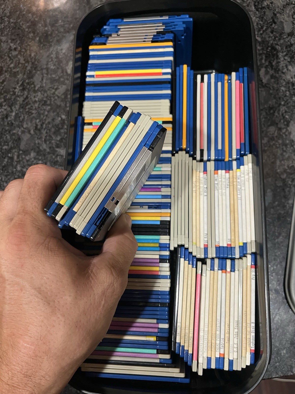 Atari St Diskette Lot Spot Tested Mostly Games 177+ Disks Some Original Tetris