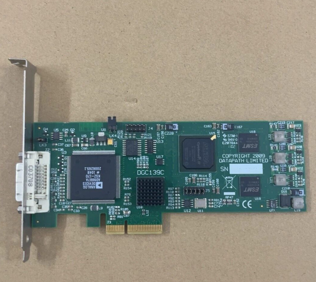 🔥DataPath VisionRGB-E1S DGC139C DVI/RGB/HD Video Capture Card  PCI Express