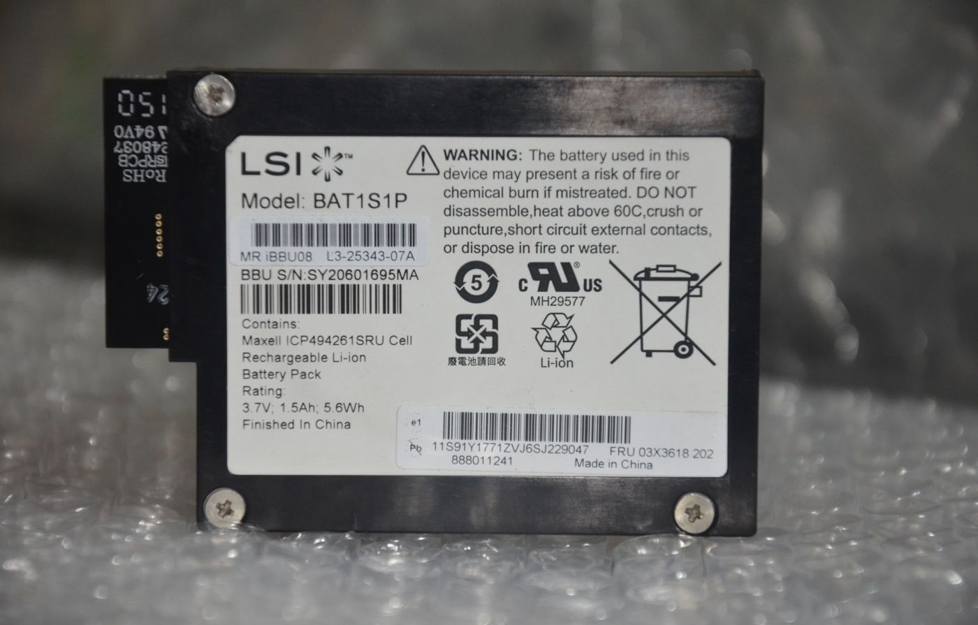 NEW IBM 81Y4451 BAT1S1P LSI BBU08 For M5000 M5014 M5015 9260 9261 Raid Battery