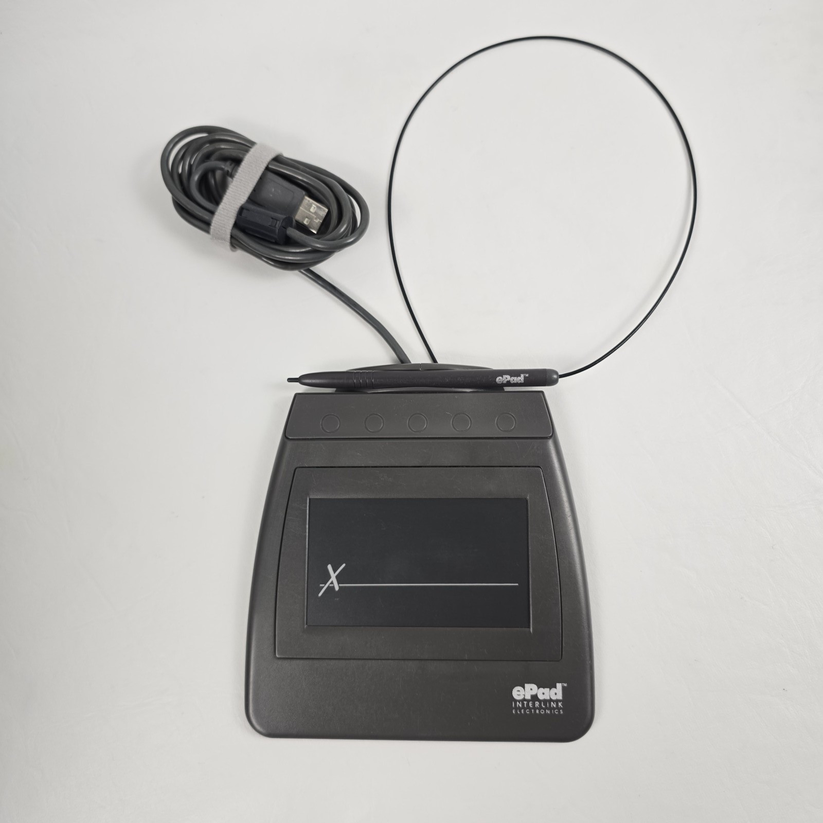 Interlink Epadlink VP9801 Electronic Signature Capture Pad Tested Clean Works A+