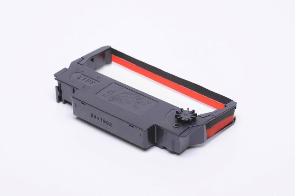 12 RIBBONS FOR EPSON ERC-30 / ERC-34 / ERC-38 Ribbons - Black/Red ERC30/34/38BR