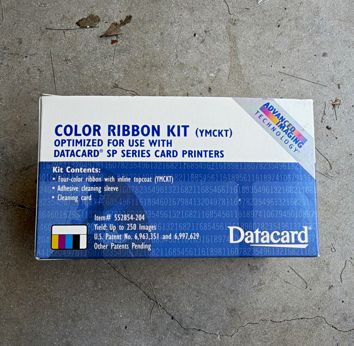 Datacard Genuine YMCKT Color Ribbon Kit for SP Series Printers 552854-204