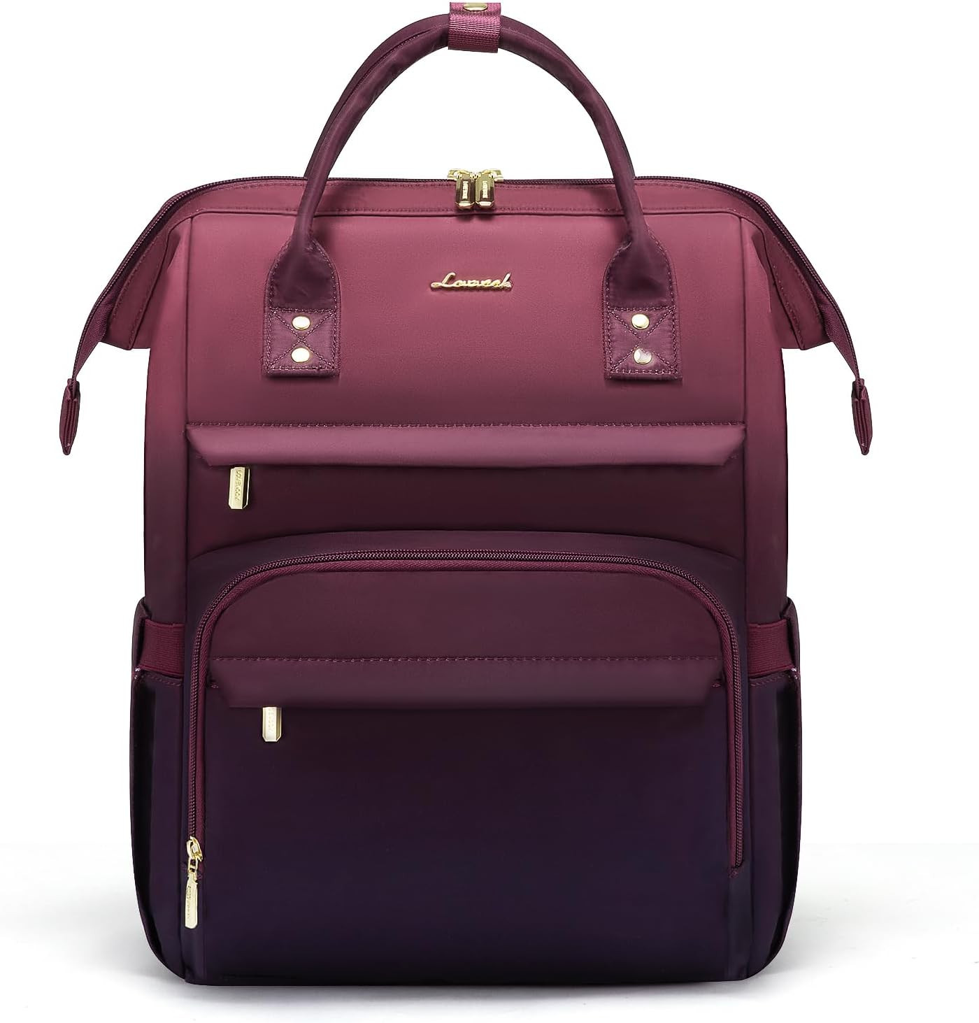 Gradient Laptop Backpack for Women,17.3 Inch Work Computer Bakcpack Purse Laptop