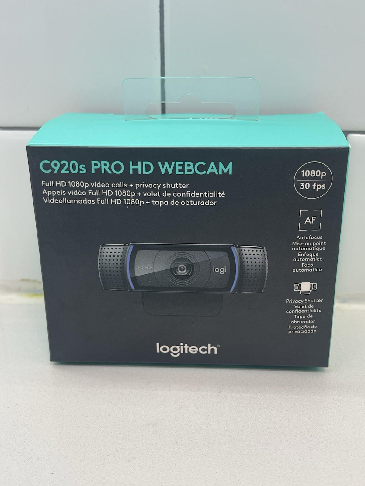 Logitech C920s Pro HD Webcam Open Box 