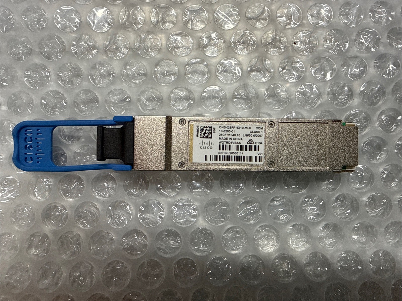 Cisco ONS-QSFP-4X10-MLR 10-3205-01 4x10Gbps QSFP+ Transceiver Module