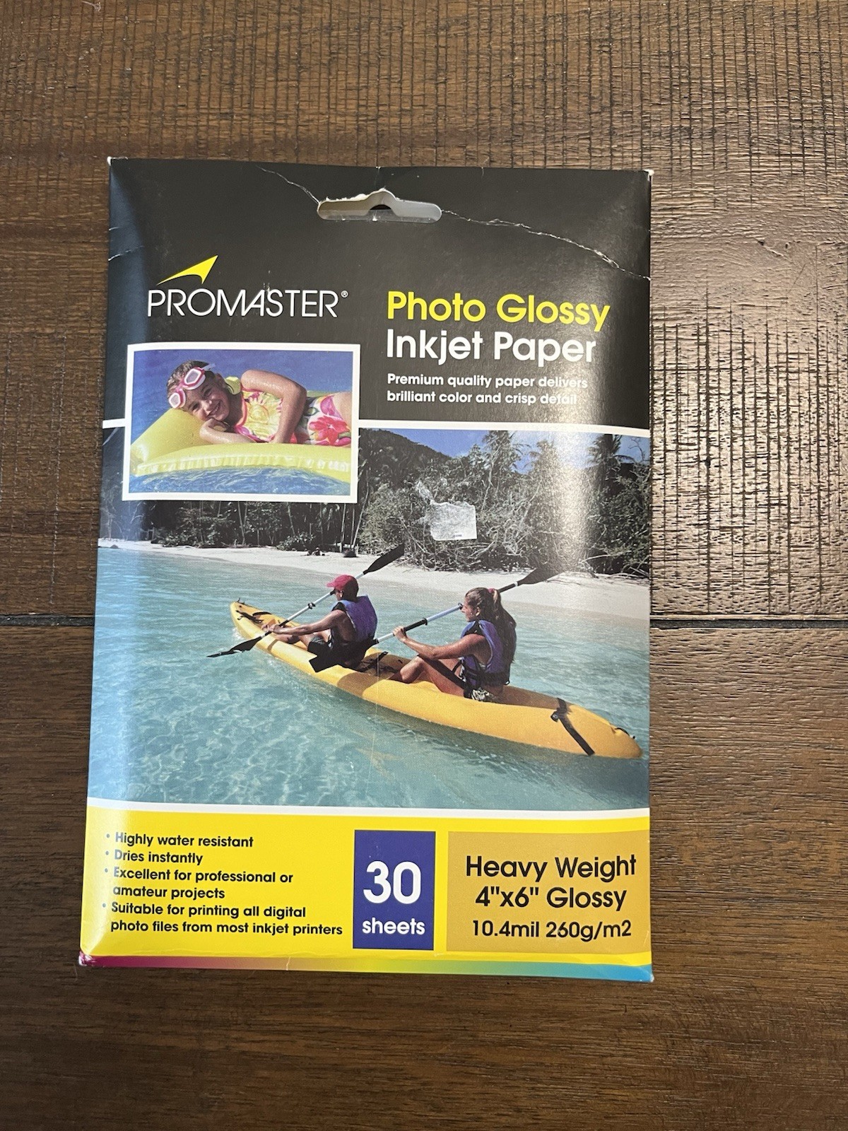 ProMaster Heavyweight Glossy Photo Paper 4x6 30 Sheets Inkjet New Unused