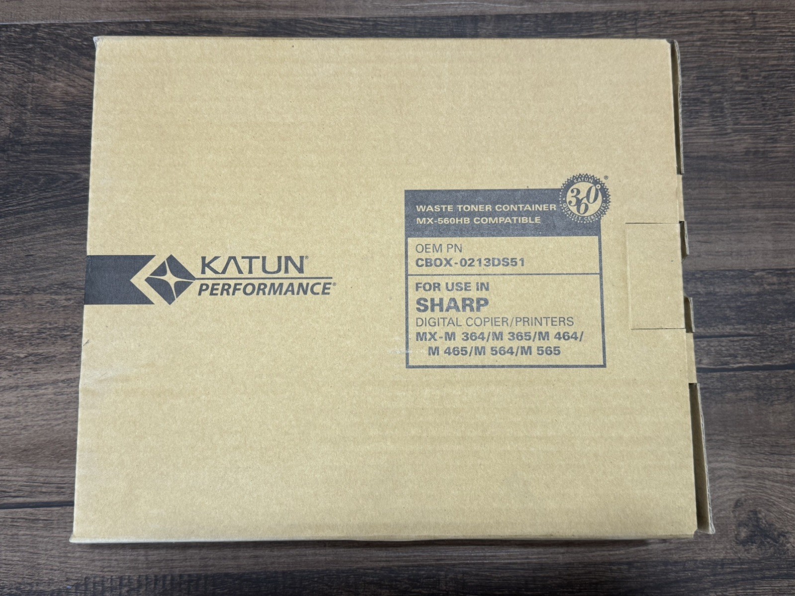 2 Pack Katun Waste Toner Container CBOX-0213DS51 (For Sharp)