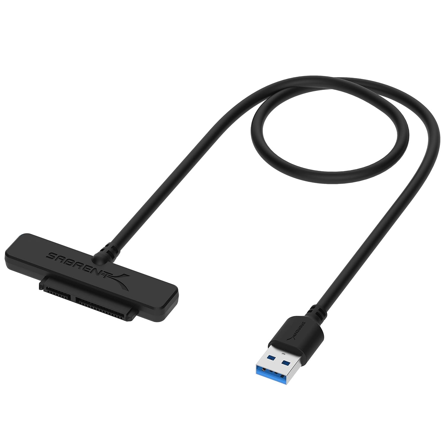 SABRENT USB 3.0 to 2.5in SATA Adapter Cable for SSD & HDD, UASP (EC-SSHD)