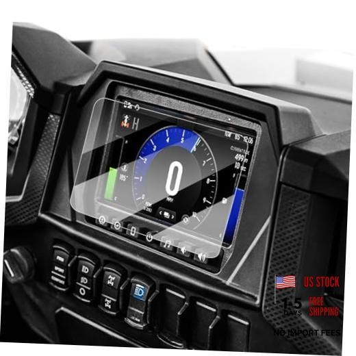 2PCS Tempered Glass Screen Protector for Polaris RZR PRO XP/R Turbo |