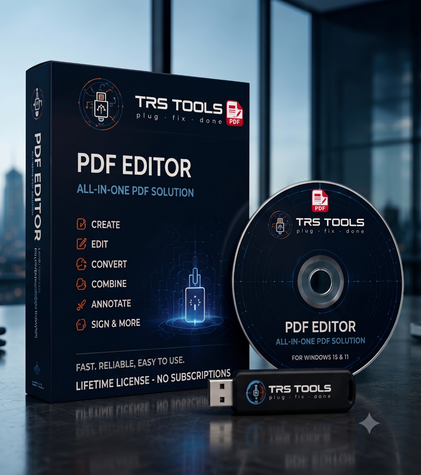 PDF Editor Tools DVD for Windows 10 11 Prepared Physical Media