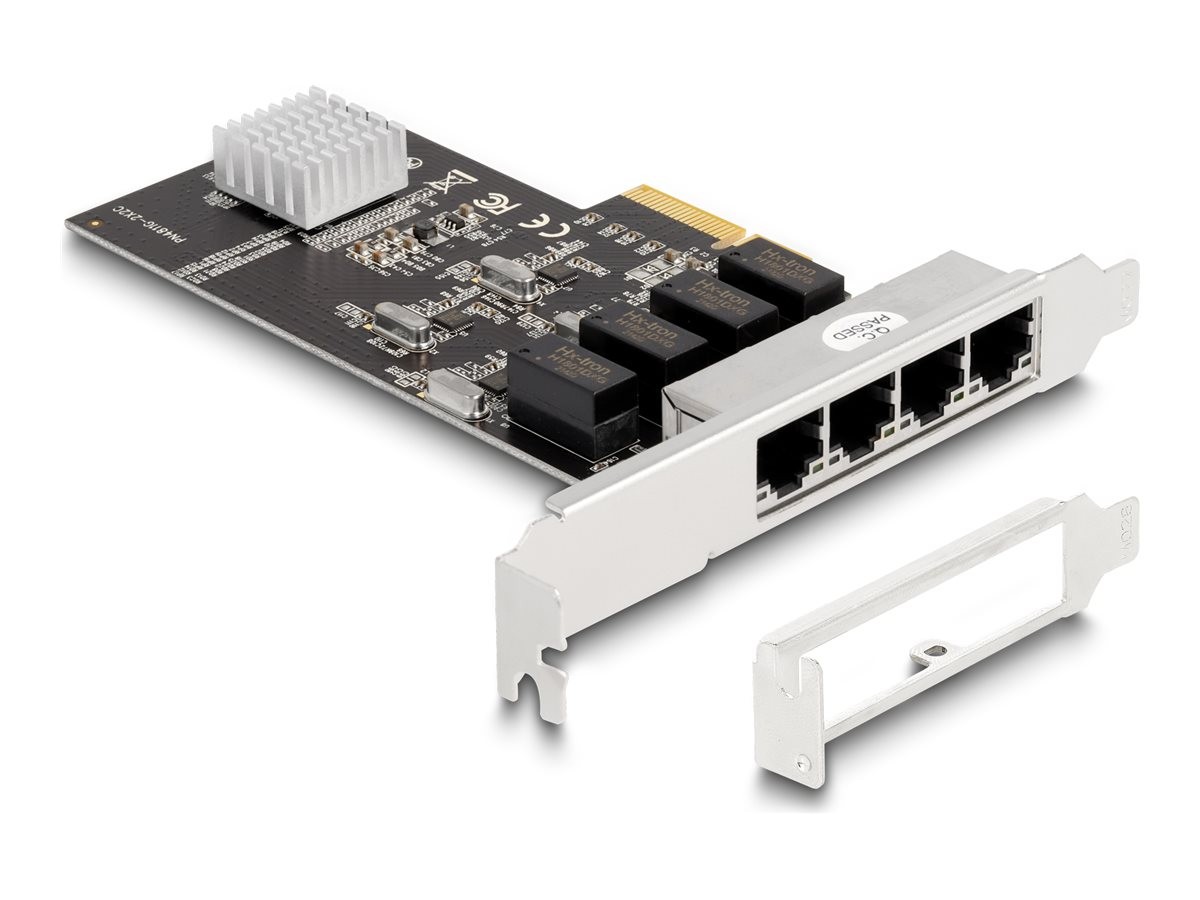 Delock Network adapter PCIe 2.0 x4 low profile Gigabit Ethernet 88618